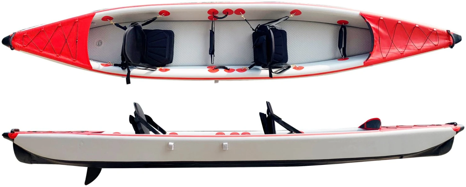 AirCanoe Cruiser 470D Dropstitch Kayak - Afbeelding 2