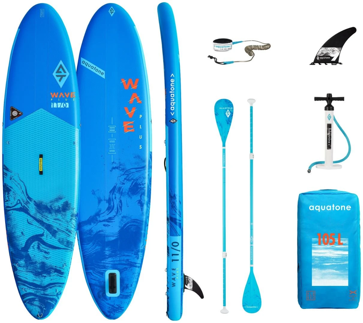 Aquatone Wave Plus 11'0" All-Round SUP Blue