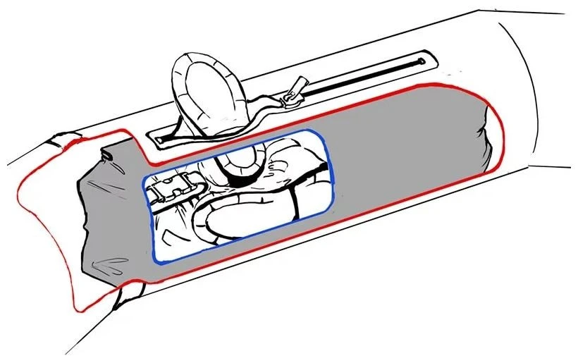 Nortik TrekRaft Expedition Zonder Afdekzeil Packraft Yellow-Black - Afbeelding 5
