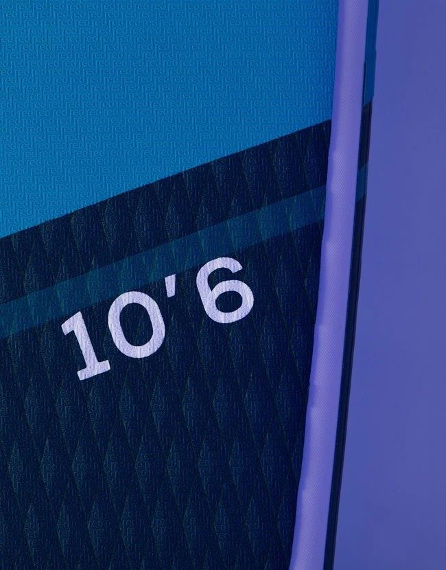 Red Paddle Co. Red Paddle Co 10'6 Ride MSL Inflatable SUP + Cruiser Tough Paddle White-Blue-Dark Blue - Afbeelding 8