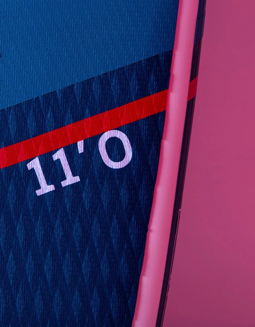Red Paddle Co. Red Paddle Co 11'0 Sport MSL Inflatable SUP + Hybrid Tough Paddle White-Blue-Dark Blue - Afbeelding 9