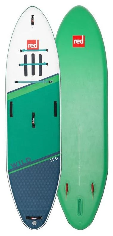 Red Paddle Co. Red Paddle Co 11'0 Wild MSL Inflatable SUP White-Teal-Dark Blue