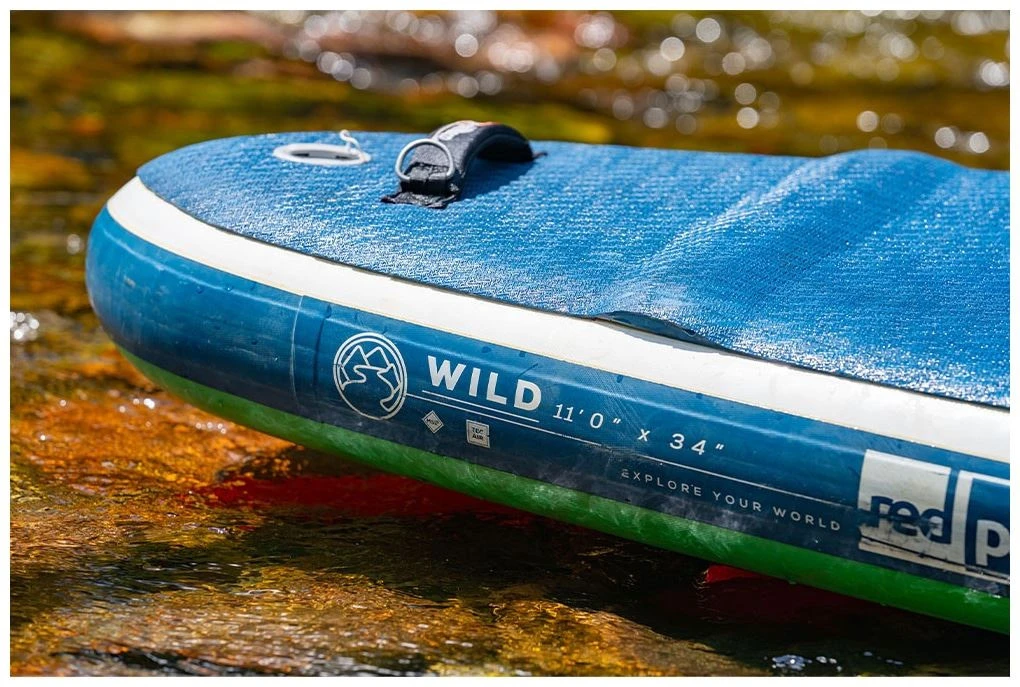 Red Paddle Co. Red Paddle Co 11'0 Wild MSL Inflatable SUP White-Teal-Dark Blue - Afbeelding 6