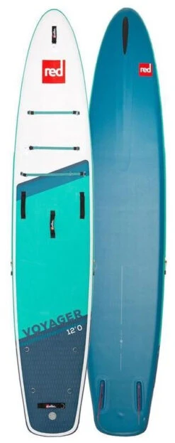 Red Paddle Co. Red Paddle Co 12'0 Voyager MSL Inflatable SUP White-Teal-Dark Blue