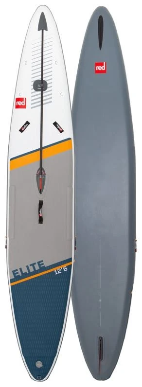 Red Paddle Co. Red Paddle Co 12'6 Elite MSL Inflatable SUP White-Grey-Dark Blue-Orange