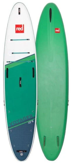 Red Paddle Co. Red Paddle Co 12'6 Voyager MSL Inflatable SUP White-Green-Dark Blue