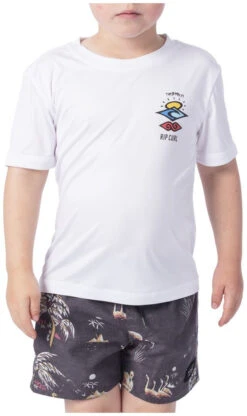 Rip Curl Grom Search Logo Short Sleeve