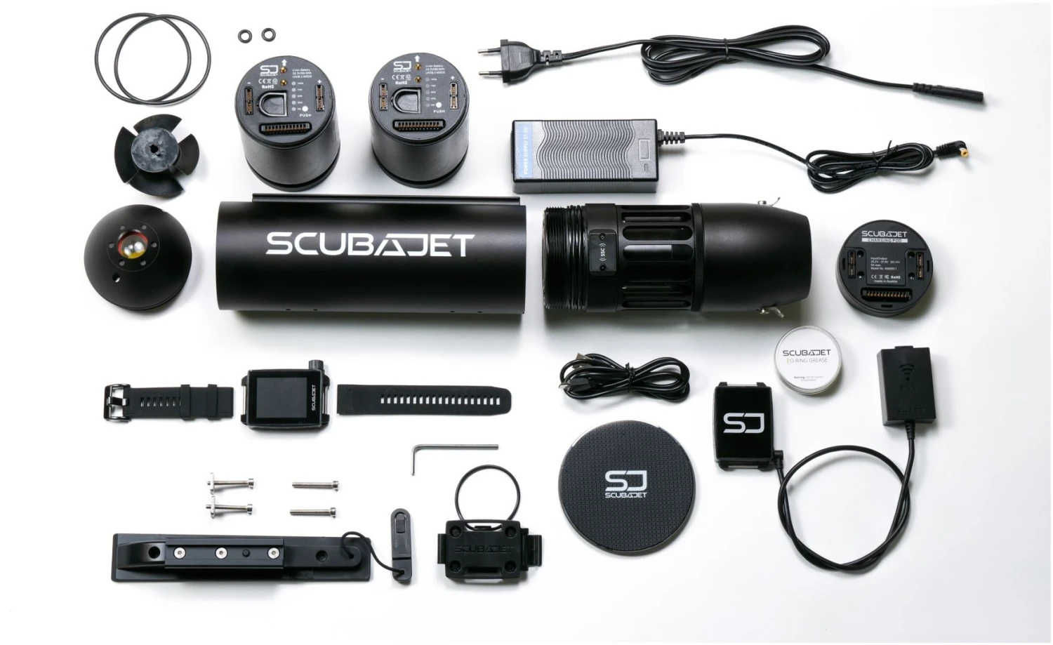 Scubajet PRO Overwater Kit (Fly READY) Black - Afbeelding 2